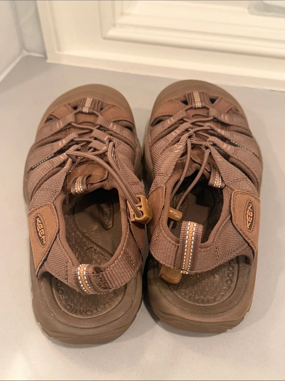 Keen Brown/Tan Closed-Toe Outdoor Sport Sandals